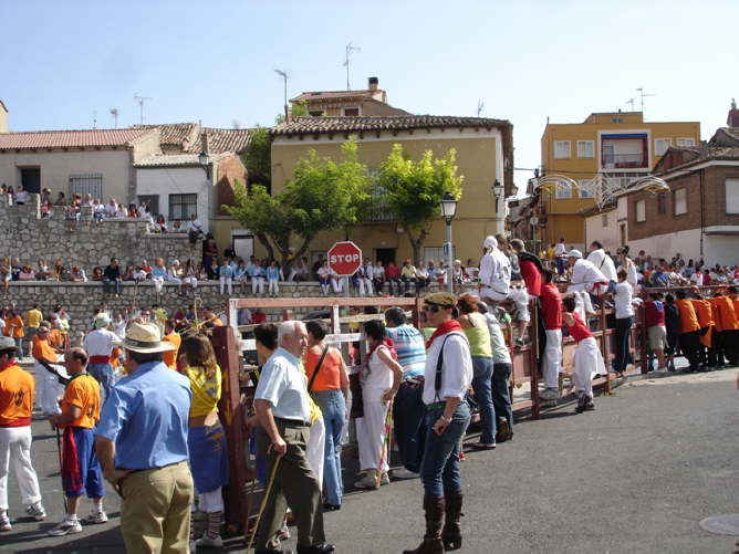 esperando los toros